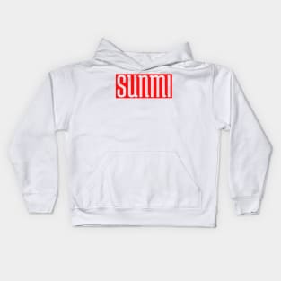 RED LOGO SUNMI Kids Hoodie